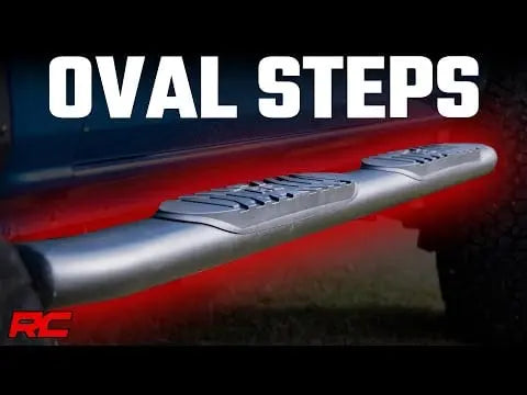 Rough Country Oval Nerf Steps 4-Door Ford Bronco 4WD 2021-2026 21011