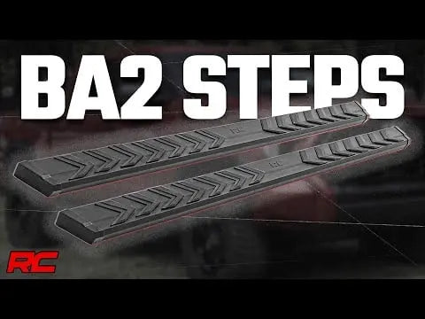 Rough Country BA2 Running Boards Side Step Bars 4-Door Ford Bronco 4WD 2021-2026 41007A