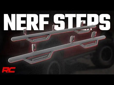 Rough Country Nerf Steps Cab Length Double Cab Toyota Tacoma 2WD/4WD 2024-2026 RCT2480CC