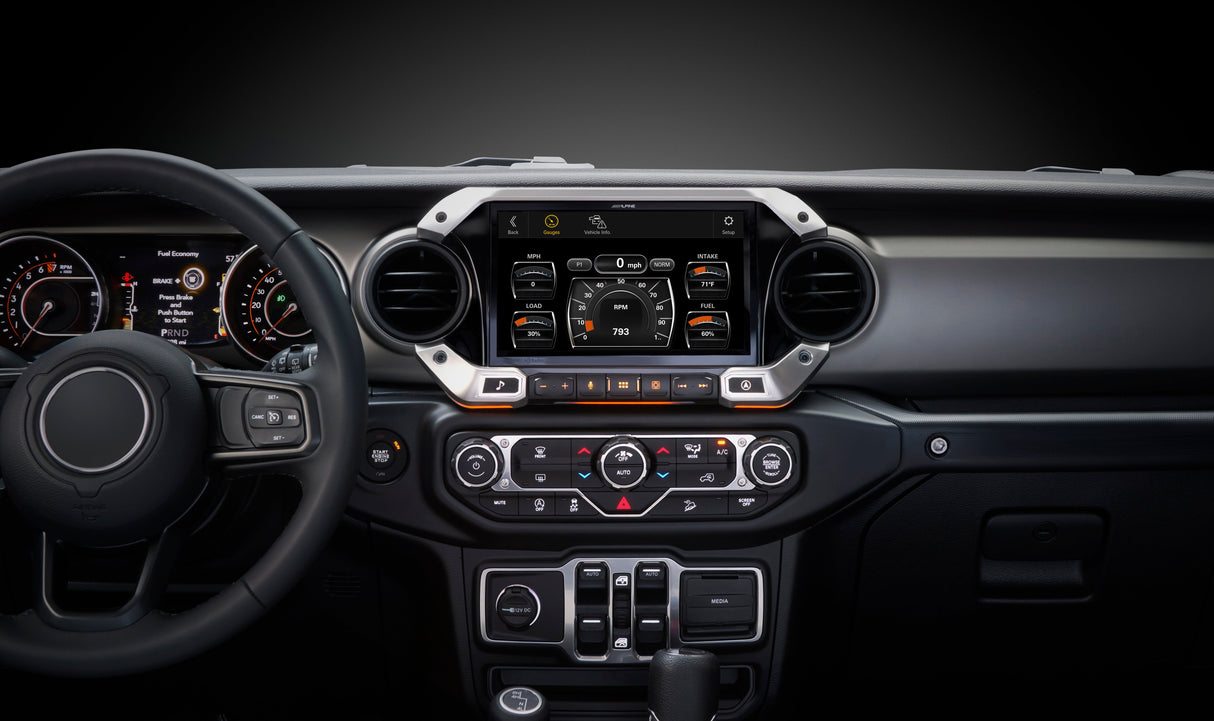 Alpine Restyle i509-WRA-JL 9" Multimedia Receiver I '18-'23 Jeep JL Wranglers/ '20-'23 Jeep JT Gladiators
