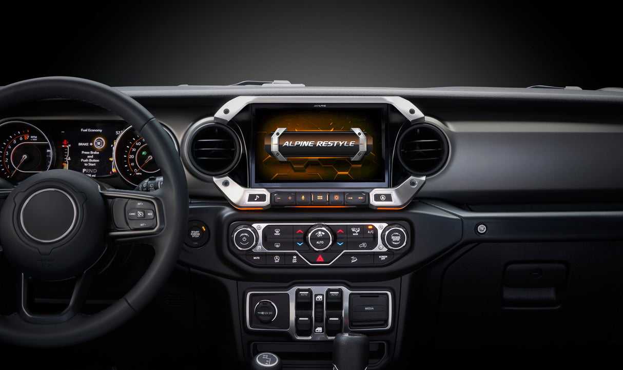 Alpine Restyle i509-WRA-JL 9" Multimedia Receiver I '18-'23 Jeep JL Wranglers/ '20-'23 Jeep JT Gladiators