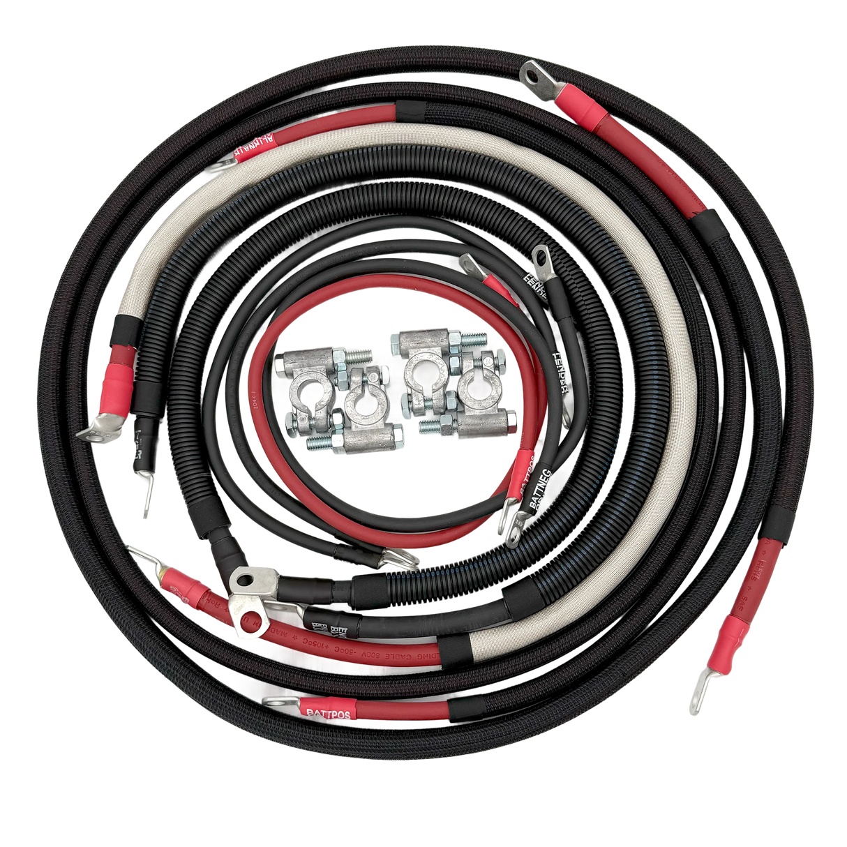3rd Gen Battery Cable Kit - 5.9/6.7 Cummins (2002-2009)