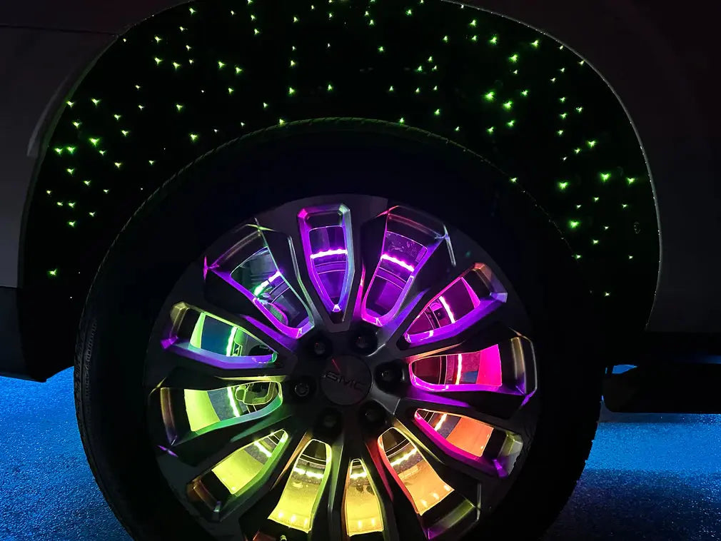 ORACLE LIGHTING FIBER OPTIC WHEEL LINER COLORSHIFT RGB+W KIT - 40W LED/ 600 FIBERS oracle