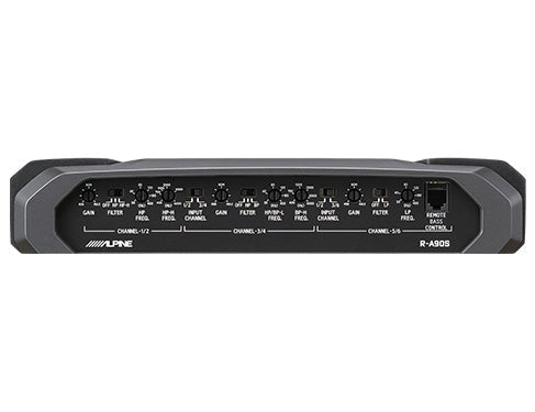 Alpine R-A90S 6-Channel Digital Power Density Amplifier Alpine