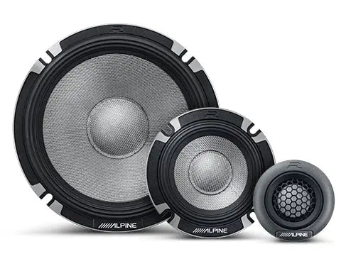Alpine R2-S653 6.5" 3-Way Component Speakers (Pair)