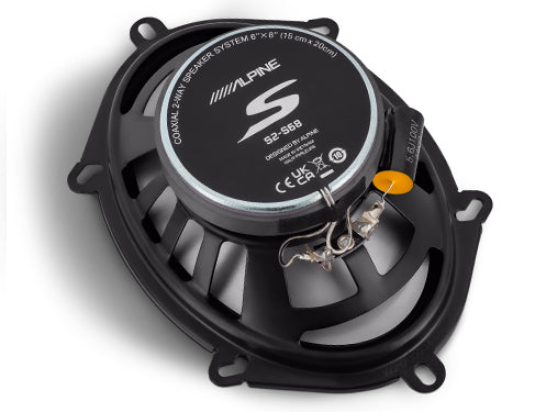 Alpine S2-S68 | 6X8" 2-Way Coaxial Speakers (Pair) Alpine