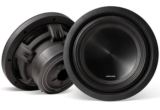 Alpine SWT-10S2 Shallow 10" Subwoofer DVC 2-Ohm Alpine