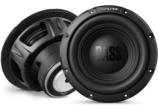 Alpine W10S4 10" Subwoofer SVC 4-Ohm Alpine