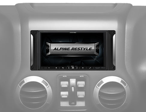 Alpine i407-WRA-JK 6.95" Digital Media Receiver - Jeep Wrangler JK 11-18 Alpine