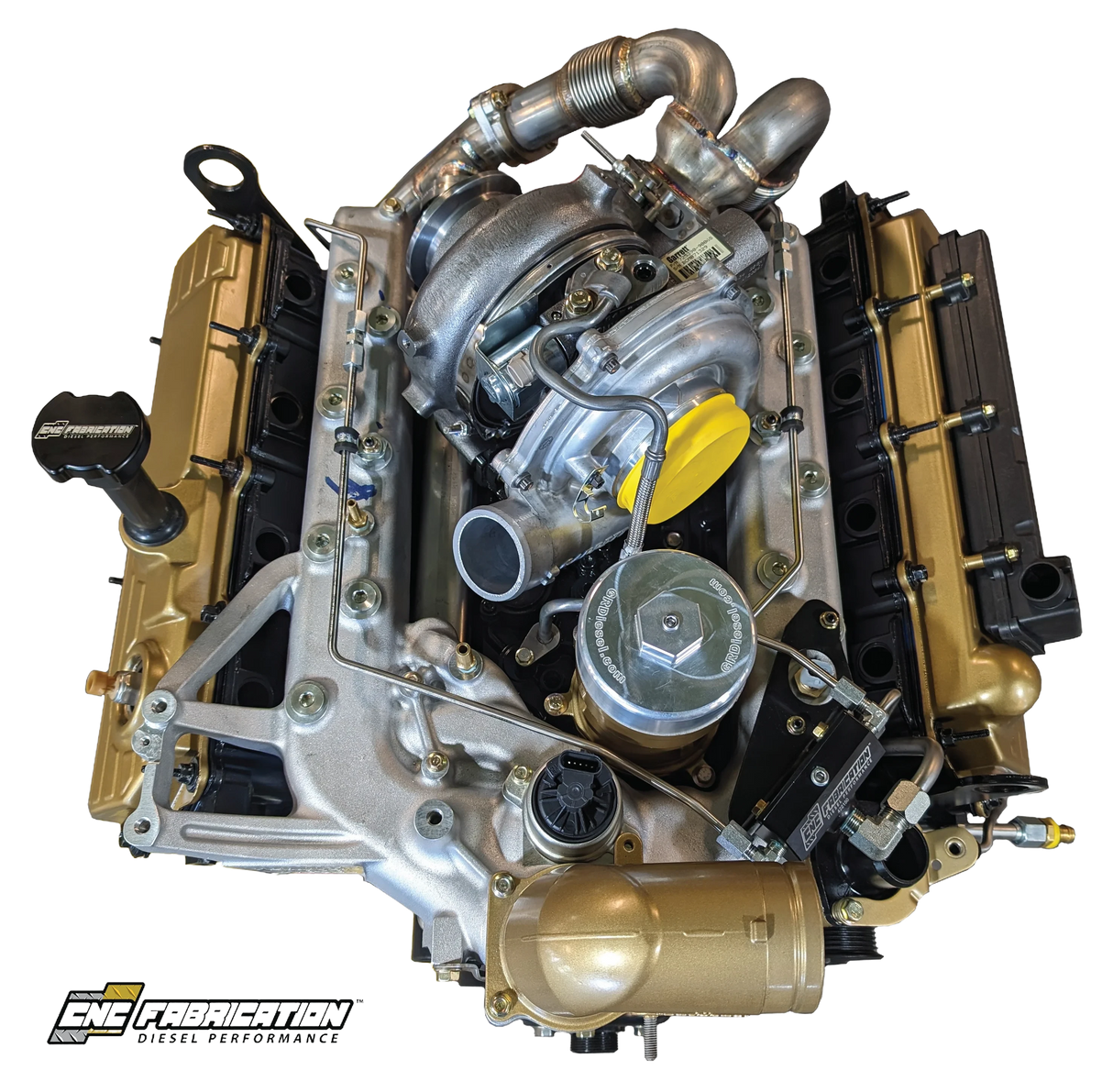 CNC Fab 4-Line Feed Fuel Line Kit - 6.0 Powerstroke (2003-2007)