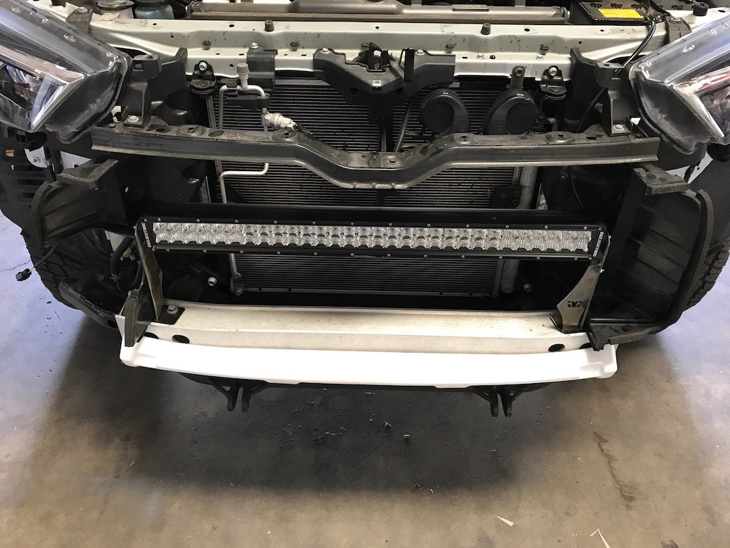2009 + Toyota 4runner Behind The Grill 30" LED Bar Mounts GGLighting