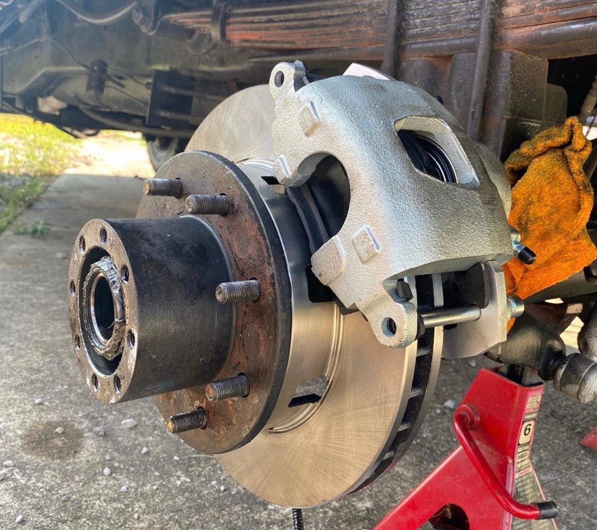 81-93 Dodge Dana 70 Disc Brake Conversion Kit Single Rear Wheel and Dually w/ 18+ in wheel 1993 & Prior