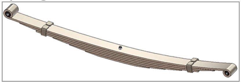 72-93 w250 w350 Stock Replacement Leaf Springs