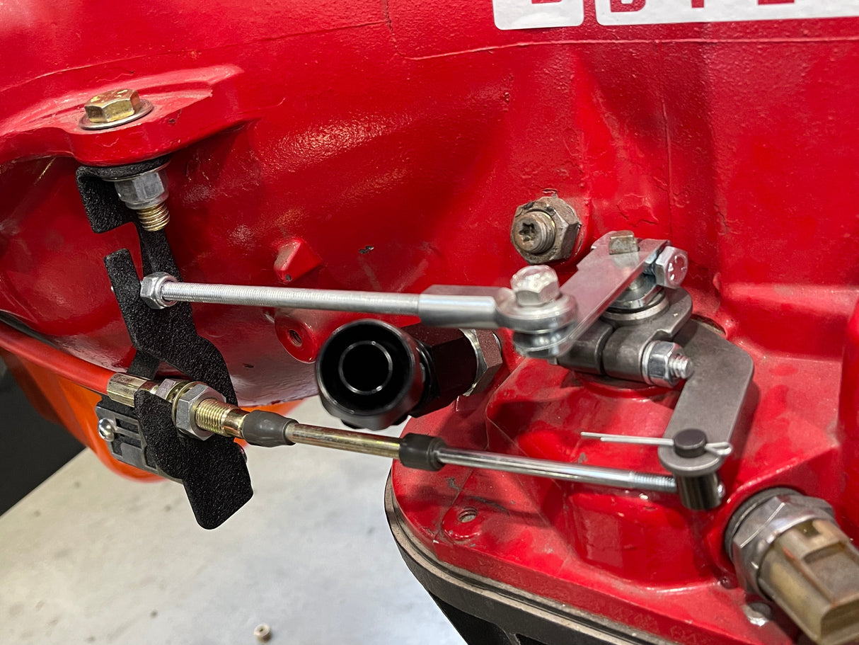 Cable Shift/Manual TV Adjustment Bracket Far From Stock
