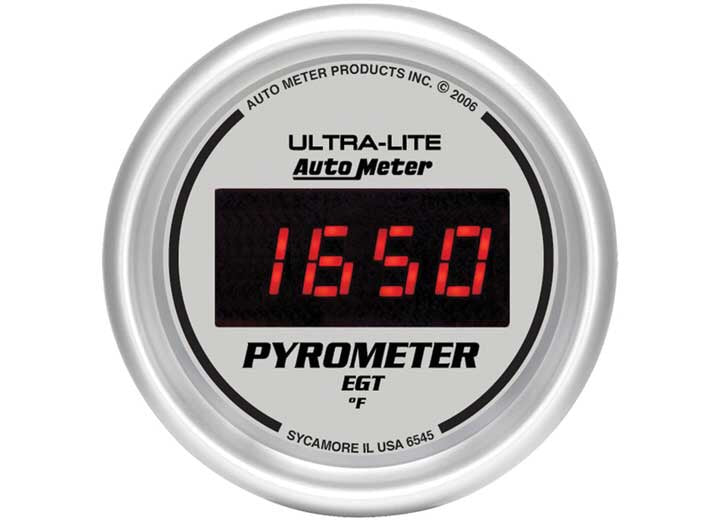 2-1/16IN E.G.T. PYROMETER 0-2000F, DIGITAL SILVER Far From Stock - Meyer Distributing