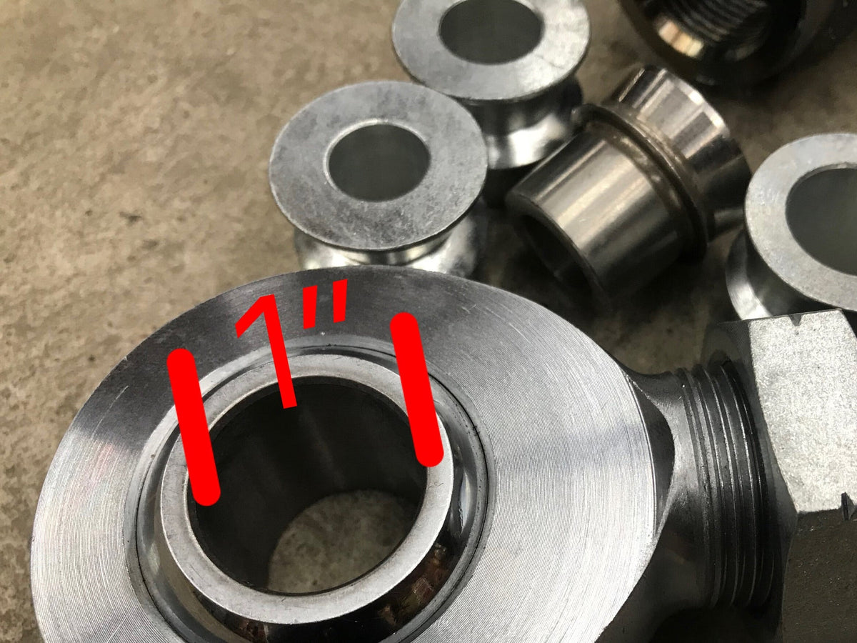 Misalignment Spacers for 1.25” Rod Ends (1” i.d. Bore) Far From Stock Misalignment Spacers for 1.25” Rod Ends (1” i.d. Bore) Misalignment Spacers for 1.25” Rod Ends (1” i.d. Bore) Misalignment Spacers for 1.25” Rod Ends (1” i.d. Bore) Misalignment Spacers for 1.25” Rod Ends (1” i.d. Bore)