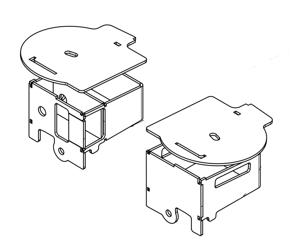 FFS 1g3g bag mount front axle
