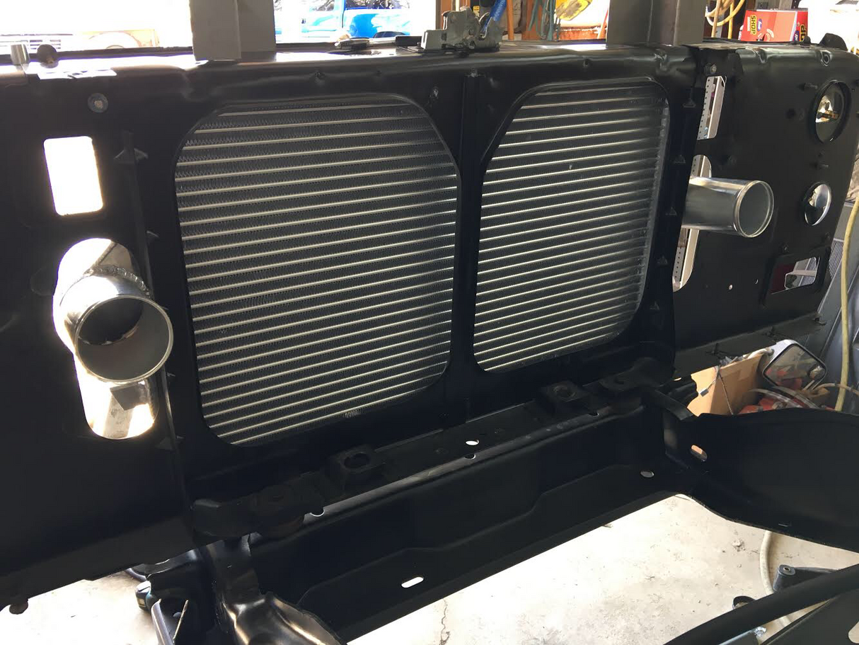 First Gen Cummins Mishimoto intercooler install kit. (NOT AN INTERCOOLER)