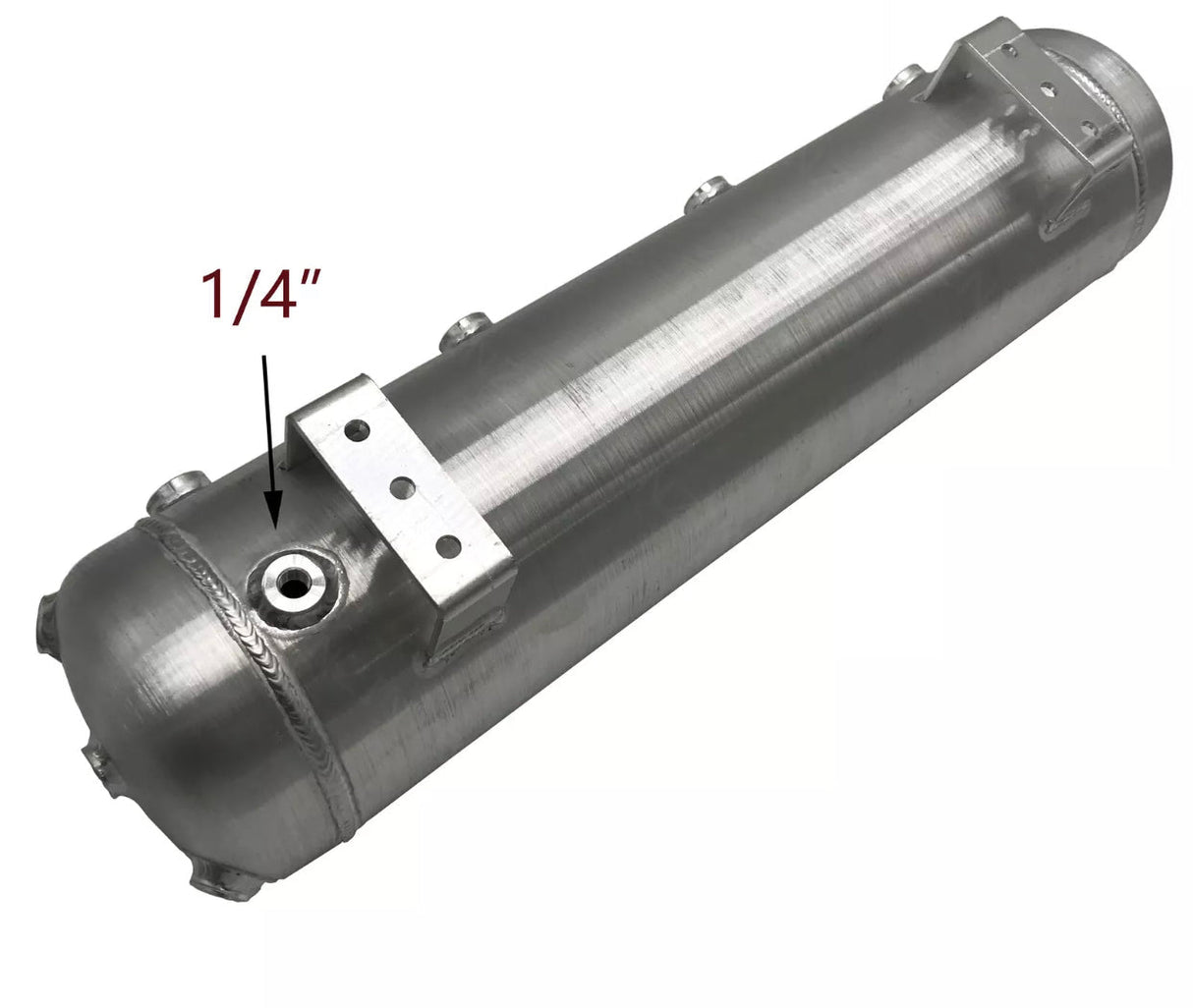 Aluminum Universal Air Tank 5 Gallon 8 Ports Far From Stock