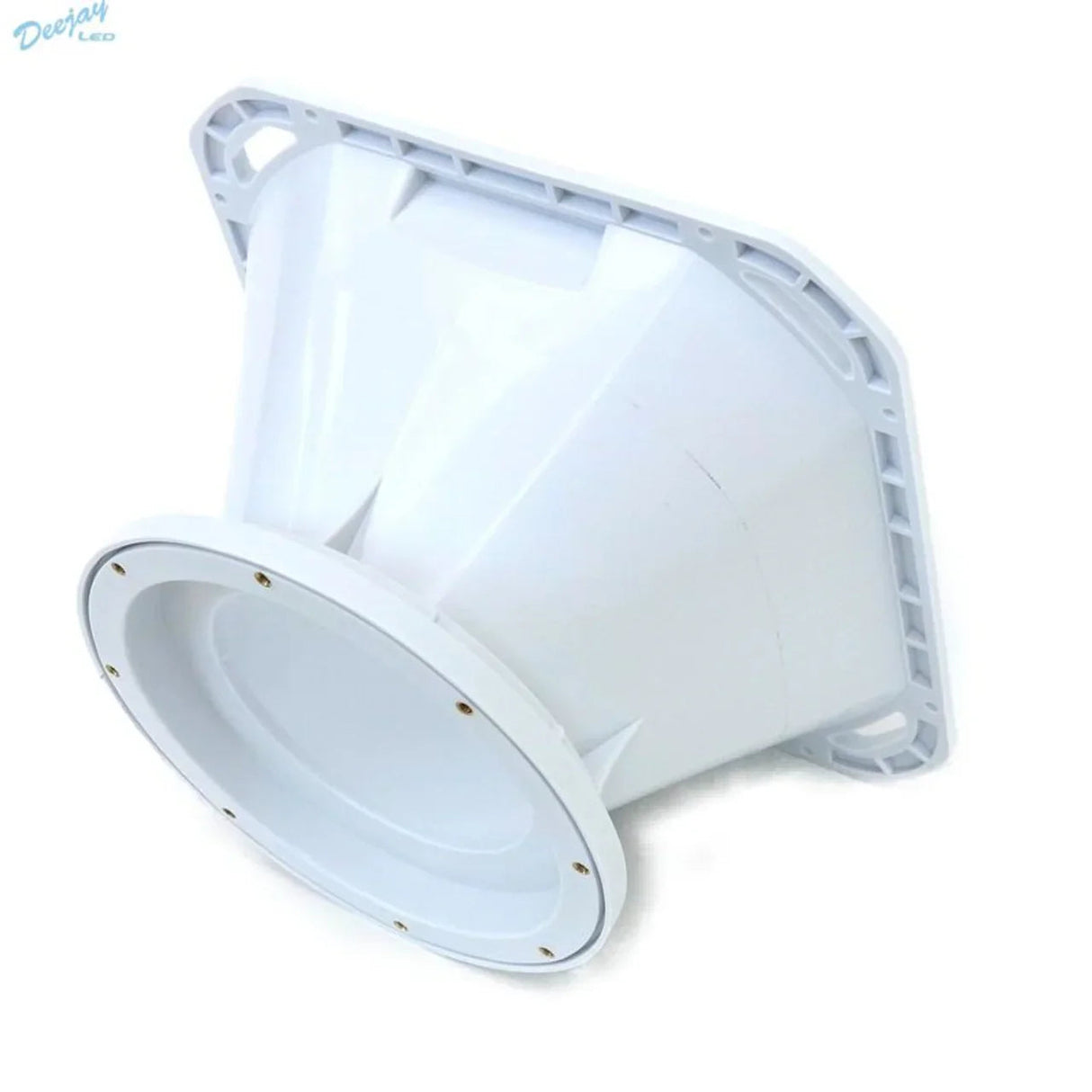 TBHDIF8WHITE DEEJAY LED 8-in Speaker Despacito Midrange Diffuser Horn Deejay LED
