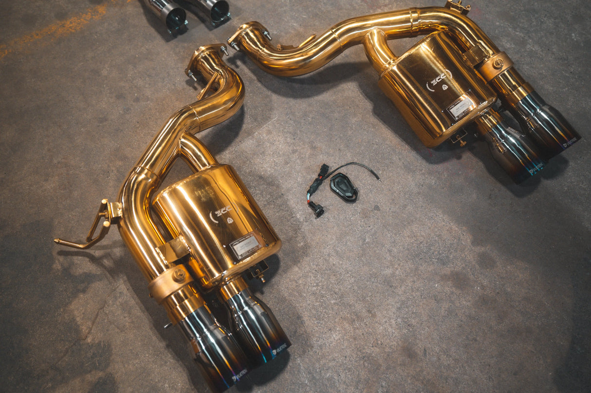 Ferrari 599 RACE F1 Valved Exhaust system Valvetronic Designs
