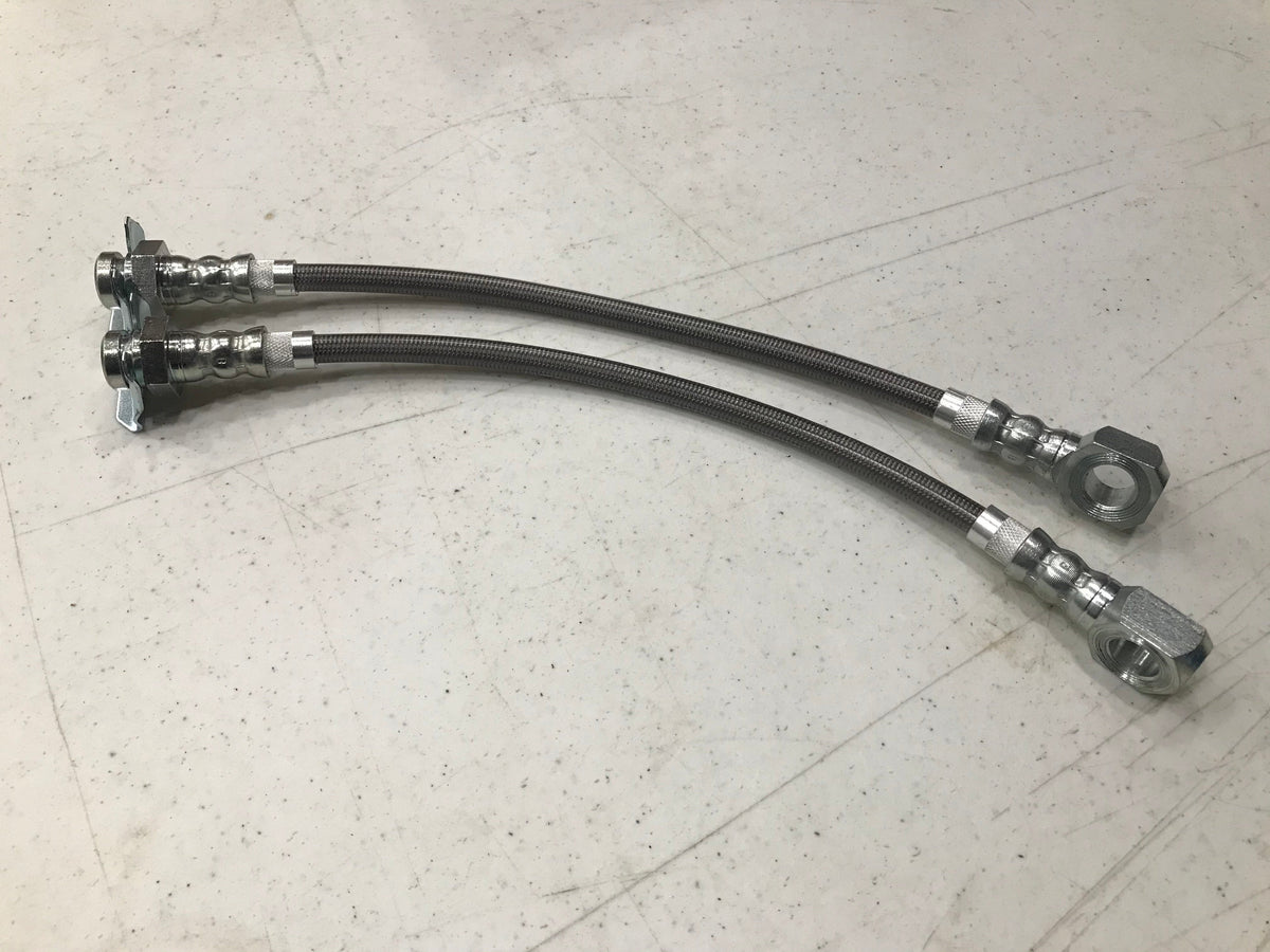 72-93 Dodge 4WD Dana 60 Stainless Steel Braided Brake Hoses