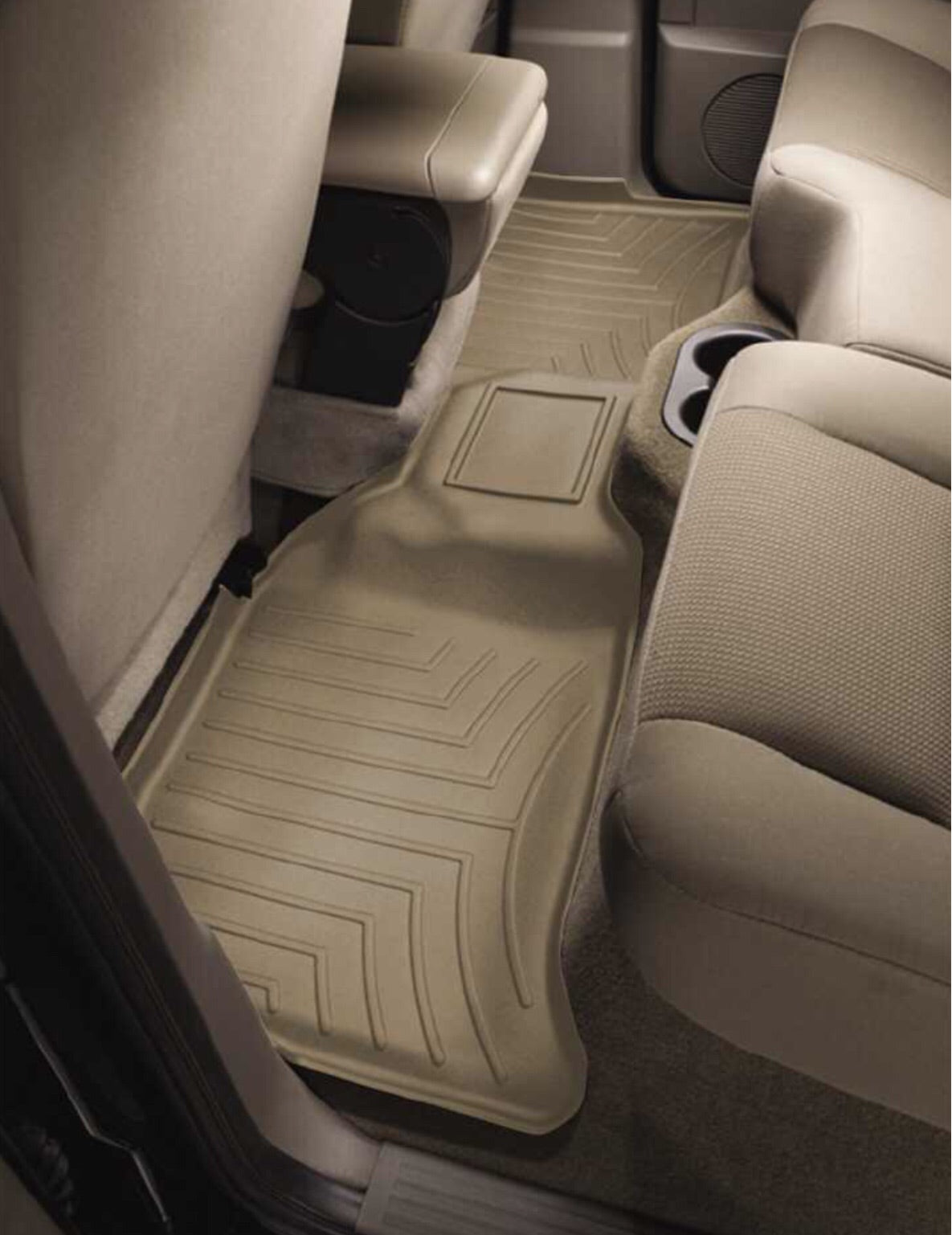 WeatherTech 09-17 RAM 1500 10-14 RAM 2500/3500 CREW CAB REAR FLOORLINER TAN