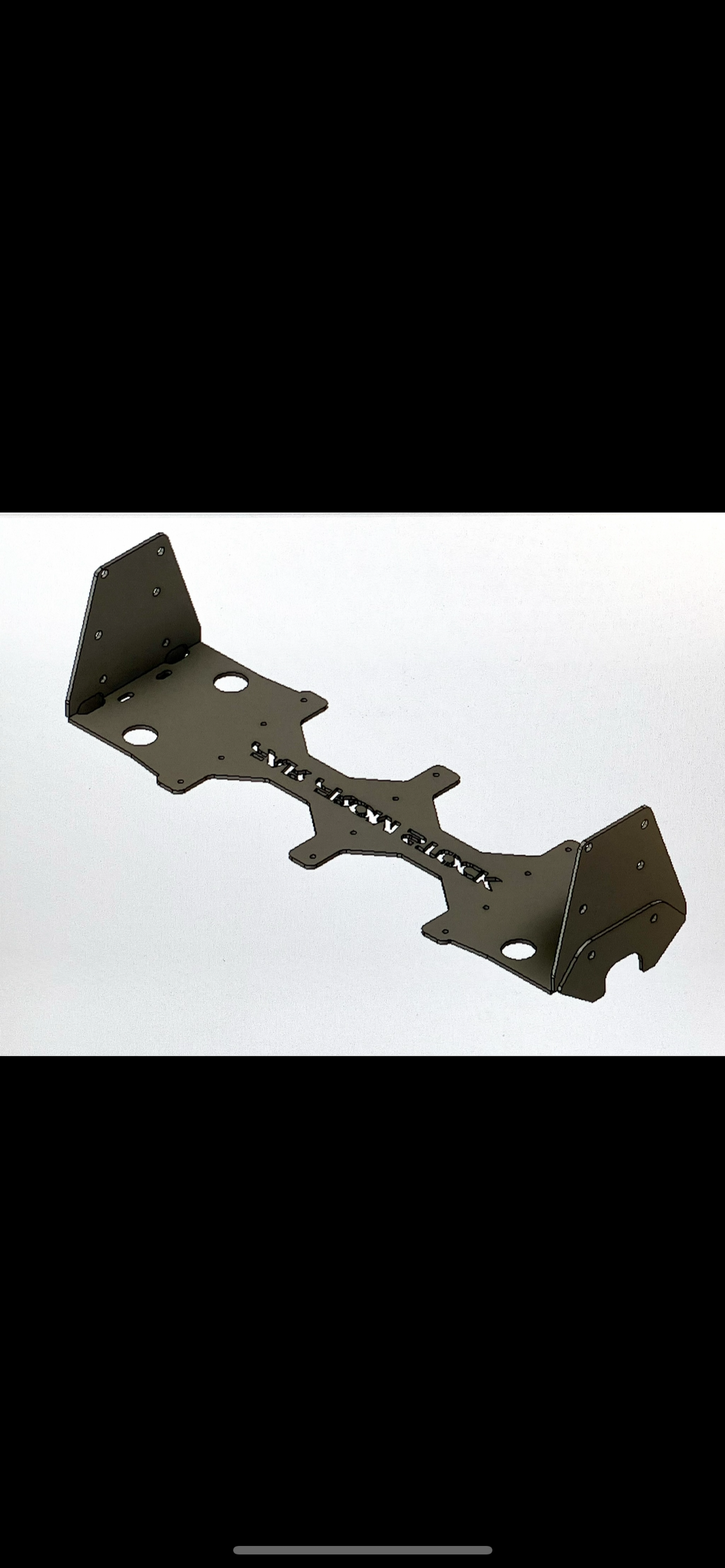 72-93 Dodge Frame Air Tank Bracket Far From Stock