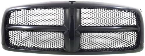 2003-08 Dodge Ram 2500 Grille, Black Shell w/ Primed Insert