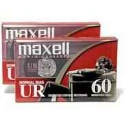 Maxell® UR60 60-Minute Normal-Bias Cassette Tape (2 Pack) TekShack