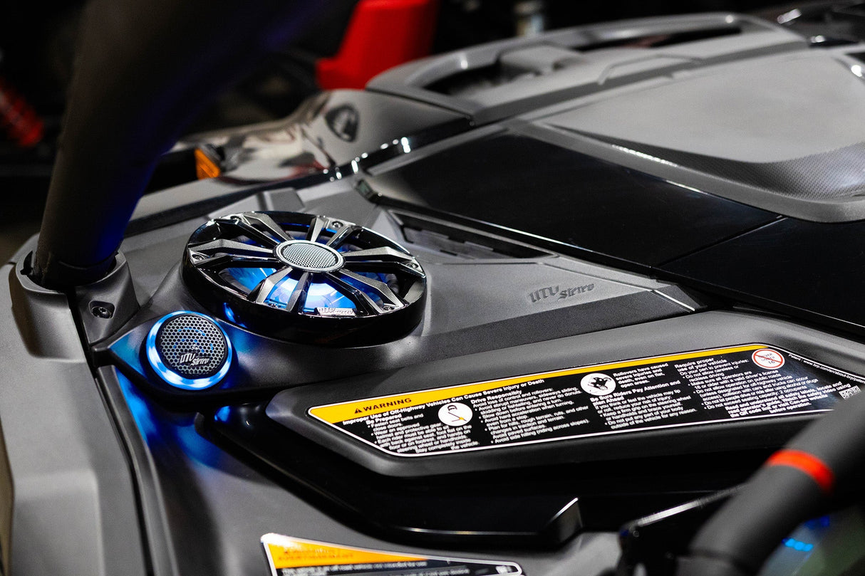 Can-Am® Maverick R 6.5" Dash Panel Speaker Mounts | UTVS-R-DP65 UTV Stereo