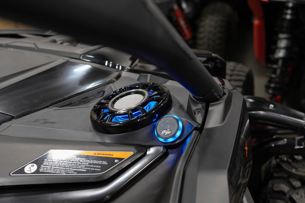 Can-Am® Maverick R 6.5" Dash Panel Speaker Mounts | UTVS-R-DP65 UTV Stereo