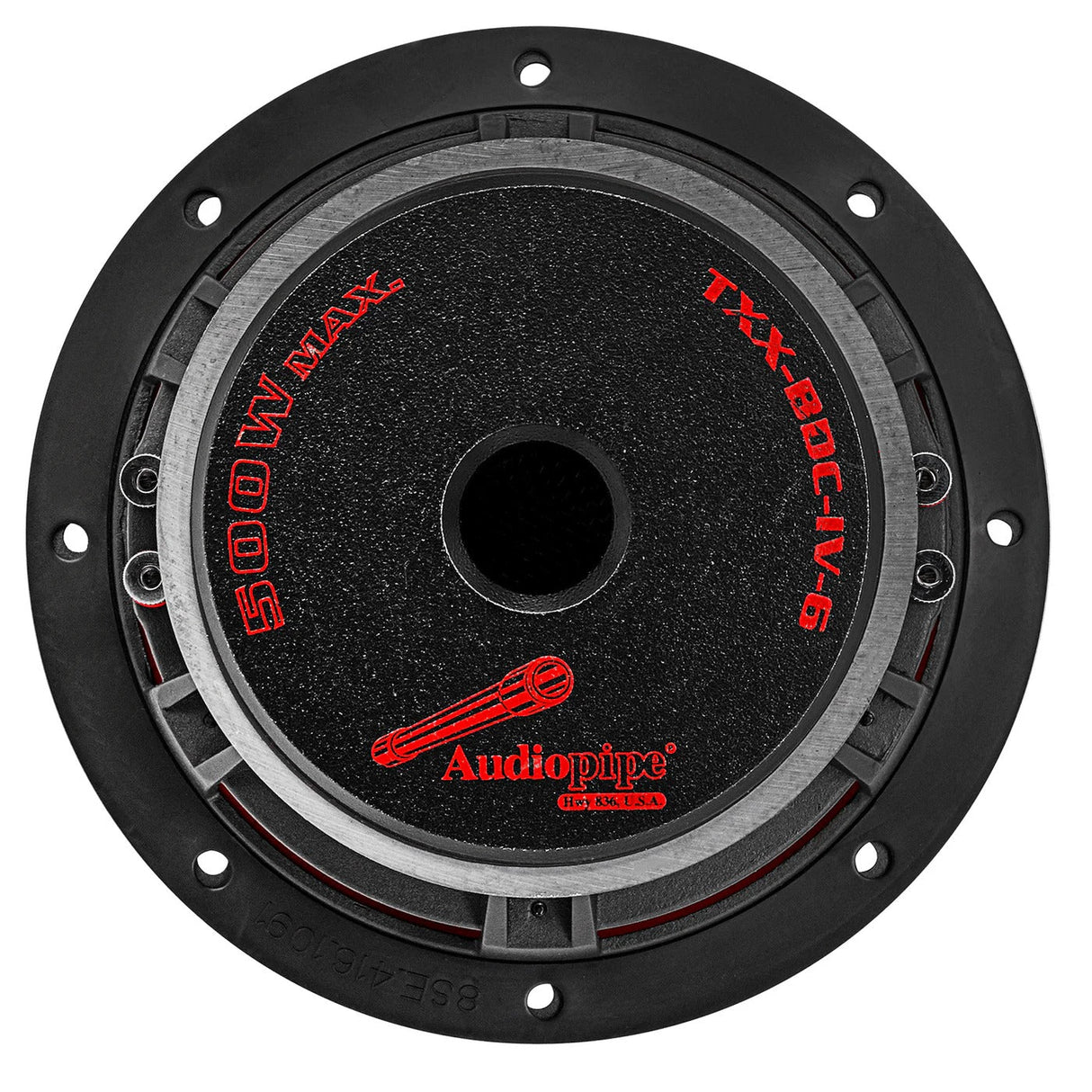 Audiopipe TXX-BDC-IV-6 | 6" 250W RMS Quad Stack Composite Cone Subwoofer DVC Audiopipe