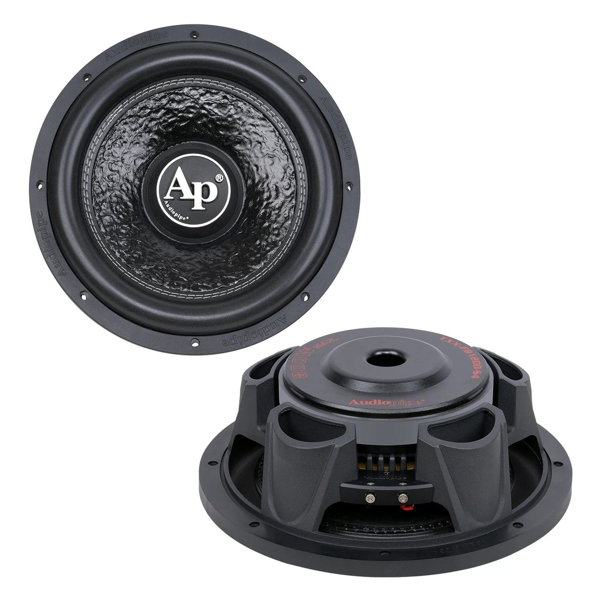 Audiopipe TXX-FB1200-S4 12" 400W RMS Shallow Mount Subwoofer SVC 4-Ohm Audiopipe