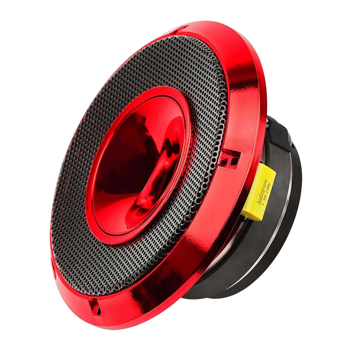 Audiopipe APMB-628GH-RED 6.5" 150W RMS Compression Horn Midrange Speaker (Single) Audiopipe