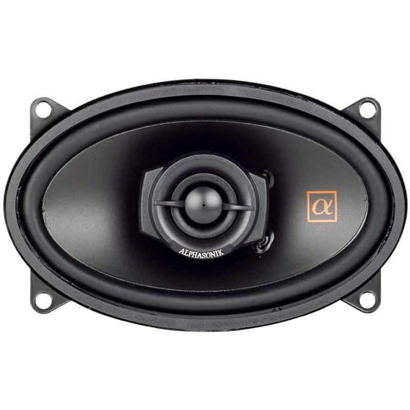 Alphasonik NS46 | 4"x6" 120W 2-Way Coaxial Car Speakers 3-Ohm (Pair)