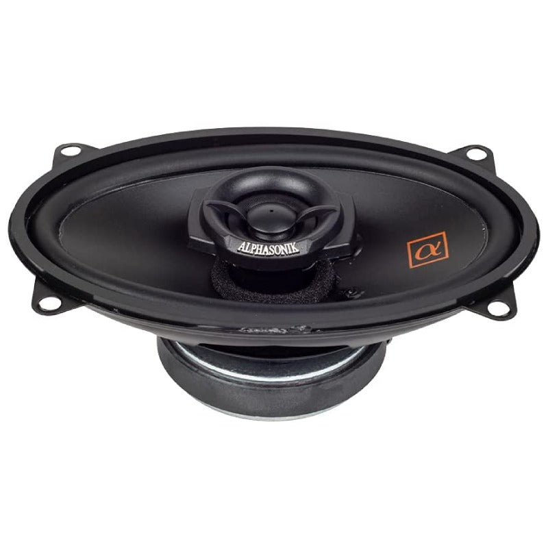 Alphasonik NS46 | 4"x6" 120W 2-Way Coaxial Car Speakers 3-Ohm (Pair)