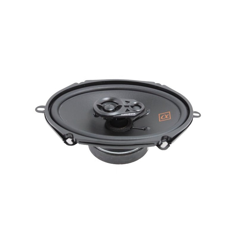 Alphasonik NS683 | 6"x8" 180W 3-Way Coaxial Speakers 3-Ohm (Pair) Alphasonik