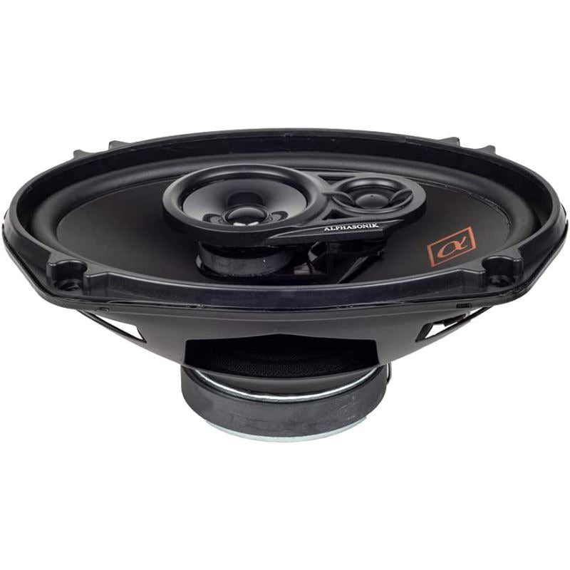 Alphasonik NS693 | 6"x9" 210W 3-Way Coaxial Speakers 3-Ohm (Pair) Alphasonik