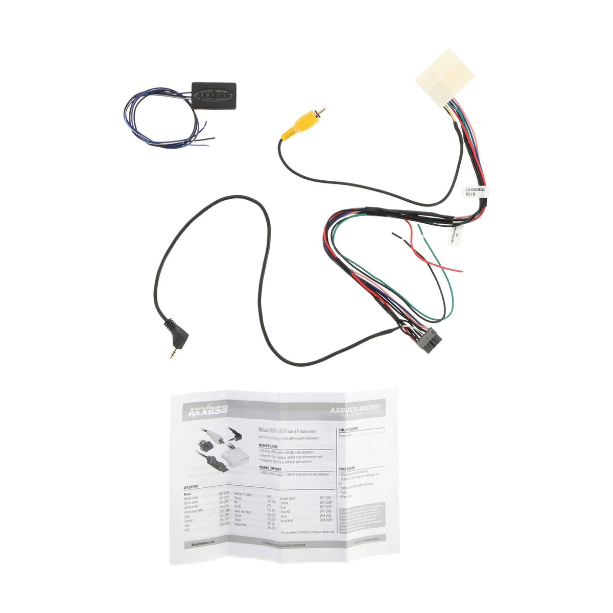 Metra AXBUCS-NI326V Steering Wheel Control Harness For NISSAN 2007-2020