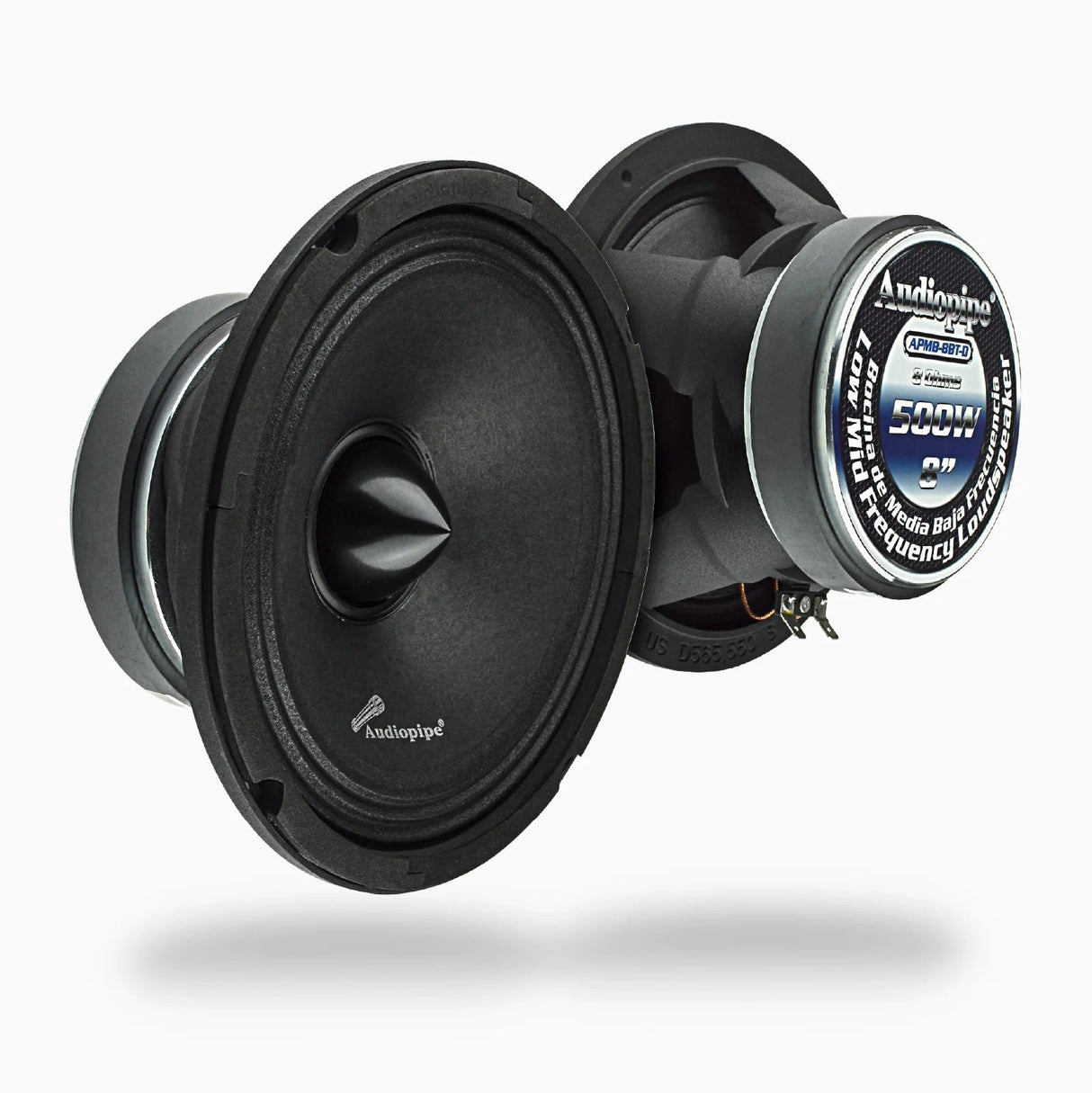 Audiopipe TXX-FB1200-S4 12" 400W RMS Shallow Mount Subwoofer SVC 4-Ohm Audiopipe