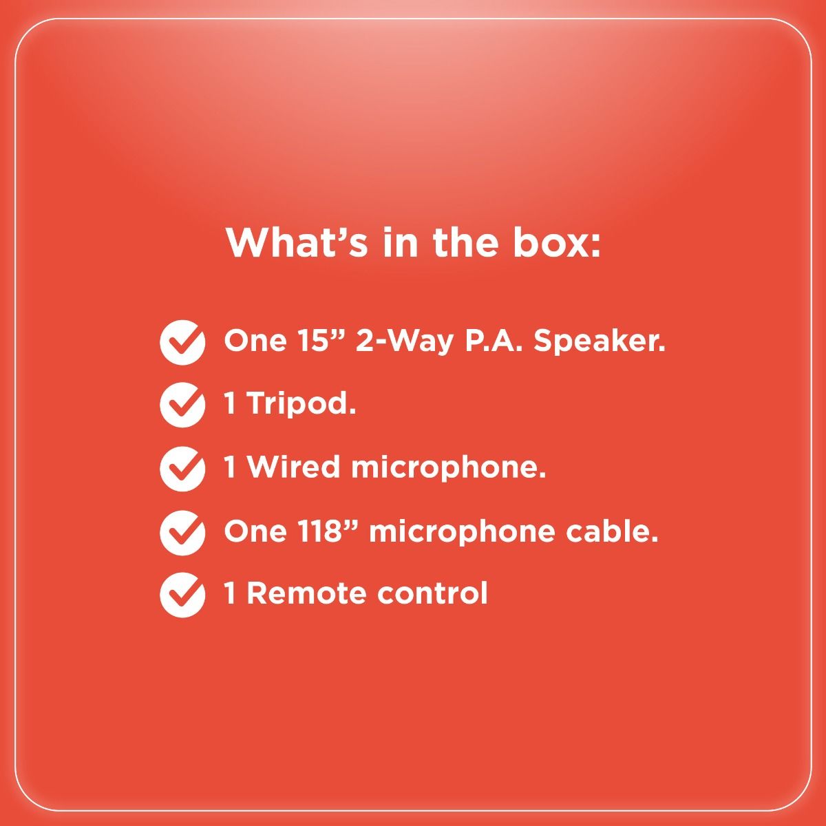 RadioShack 15 Inch 2-Way Active Speaker RadioShack
