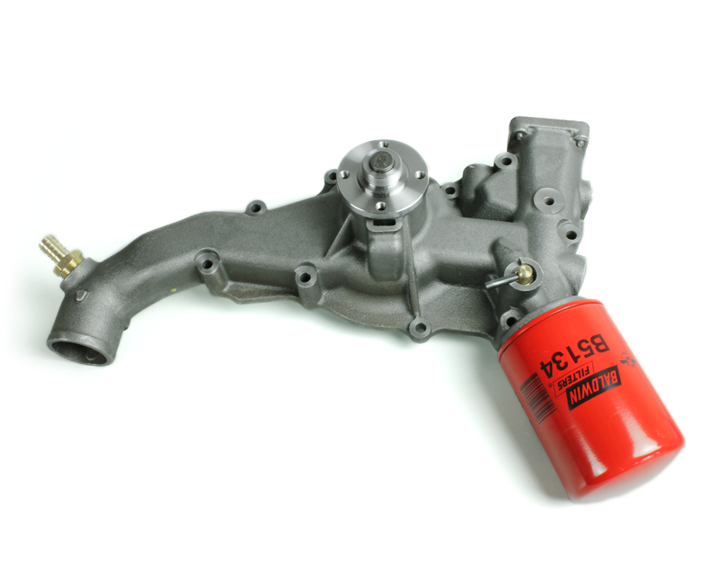 Dieselsite Water Pump with Coolant Filter - 1995 – 1997 Ford F-Series Dieselsite