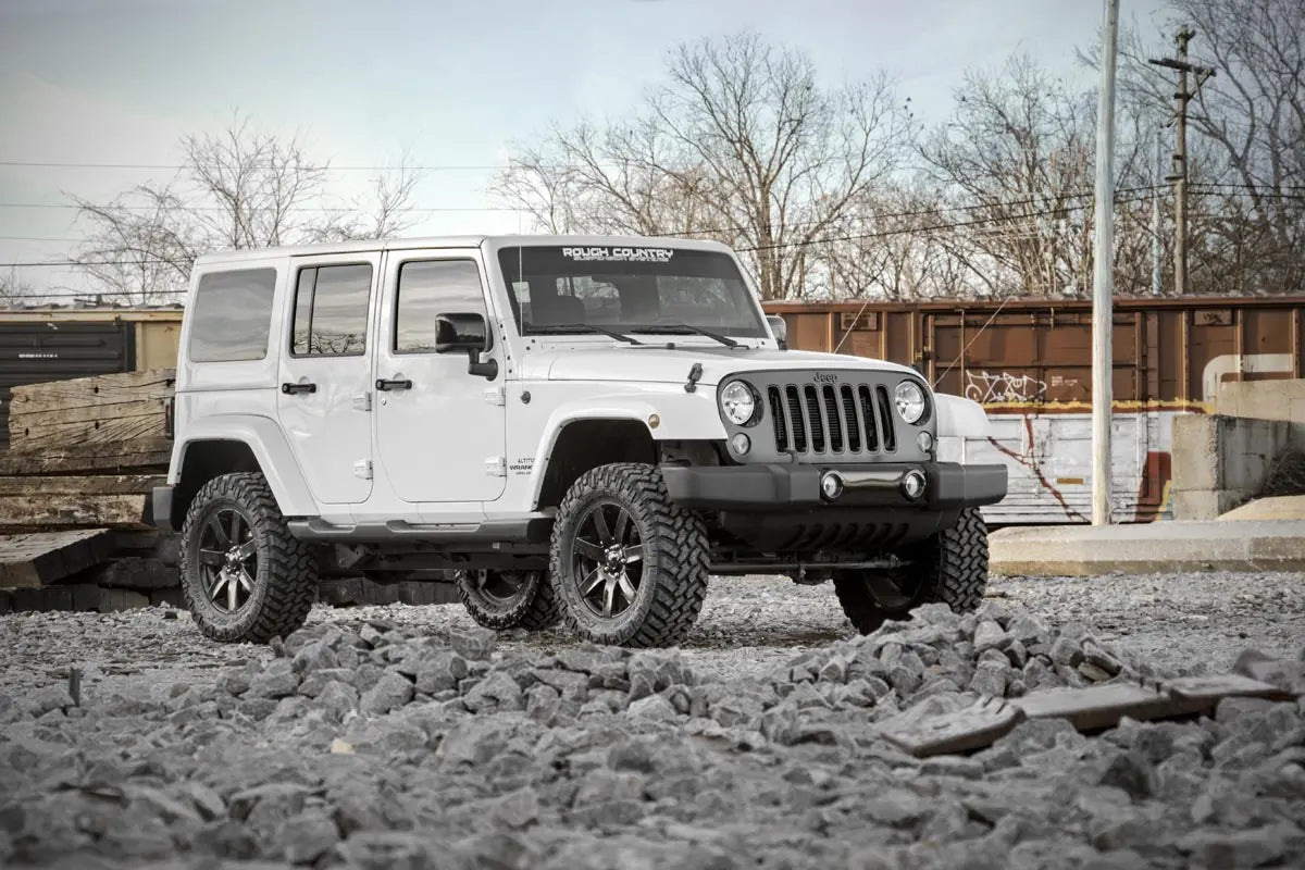 Rough Country 2.5 Inch Suspension Lift Kit Jeep Wrangler JK 4-Door 2WD/4WD 2007-2018 67930