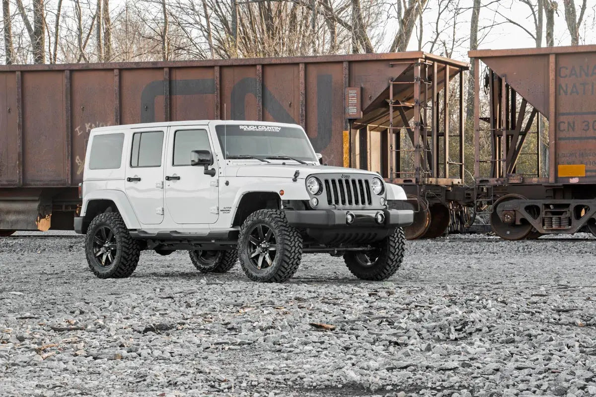Rough Country 2.5 Inch Suspension Lift Kit Jeep Wrangler JK 4-Door 2WD/4WD 2007-2018 67930