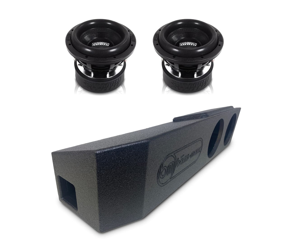 (2) Sundown Audio SA8 v3 & Jeep Gladiator 18-25 Dual 8" Subwoofer Box Combo Sundown Audio