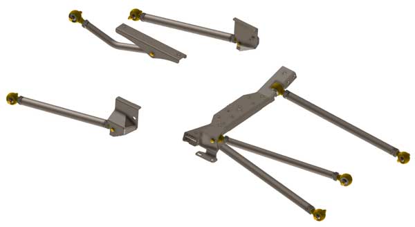Jeep JK and JKU Front and Rear 3 Link Suspension Kit