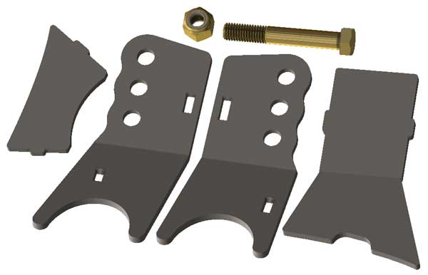 Jeep JK Dana 30 and Dana 44 Front Axle Upper 3 Link Tower