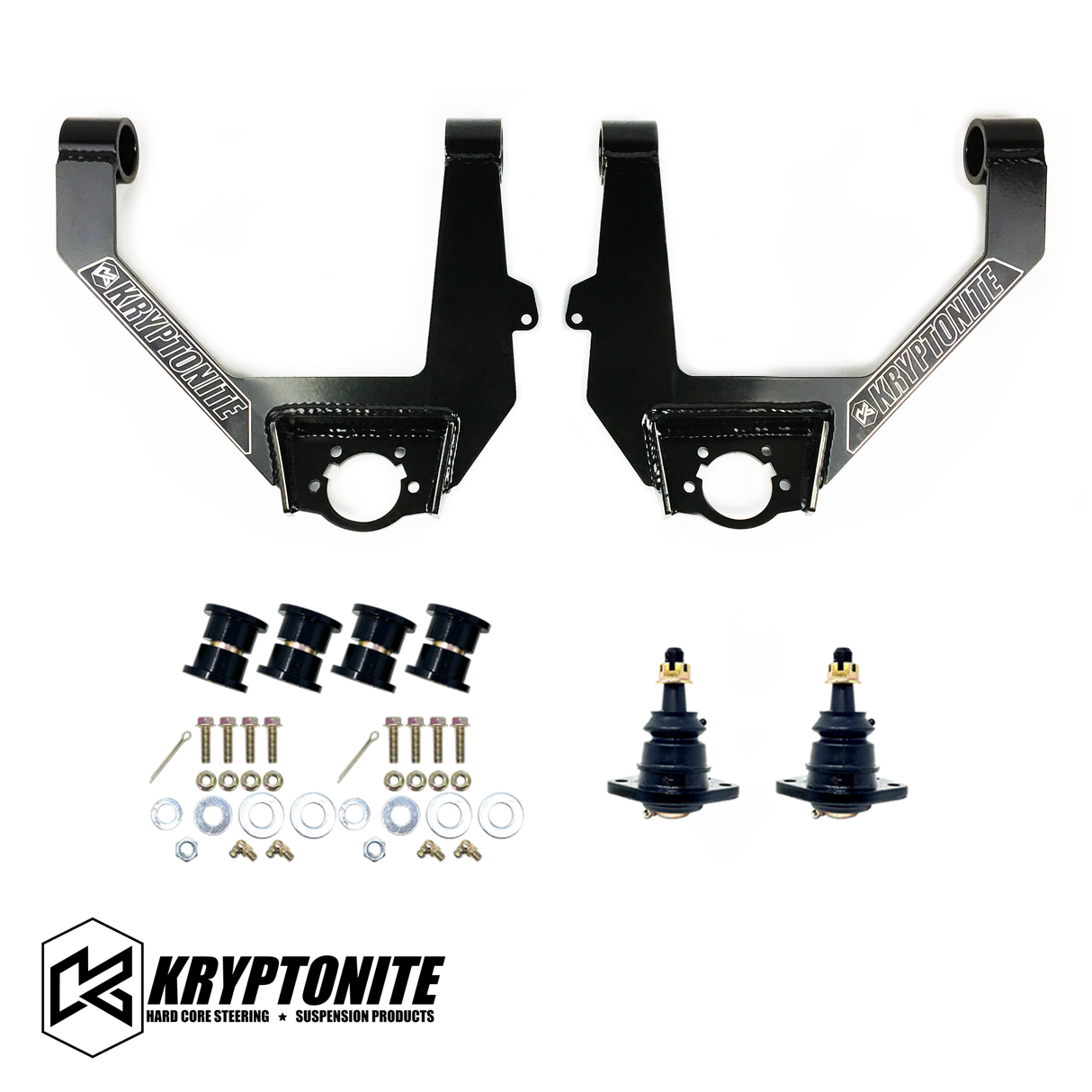 KRYPTONITE STAGE 3 LEVELING KIT WITH FOX SHOCKS FOR 2007–2018 1/2 TON 6-LUG CHEVY/GMC TRUCKS