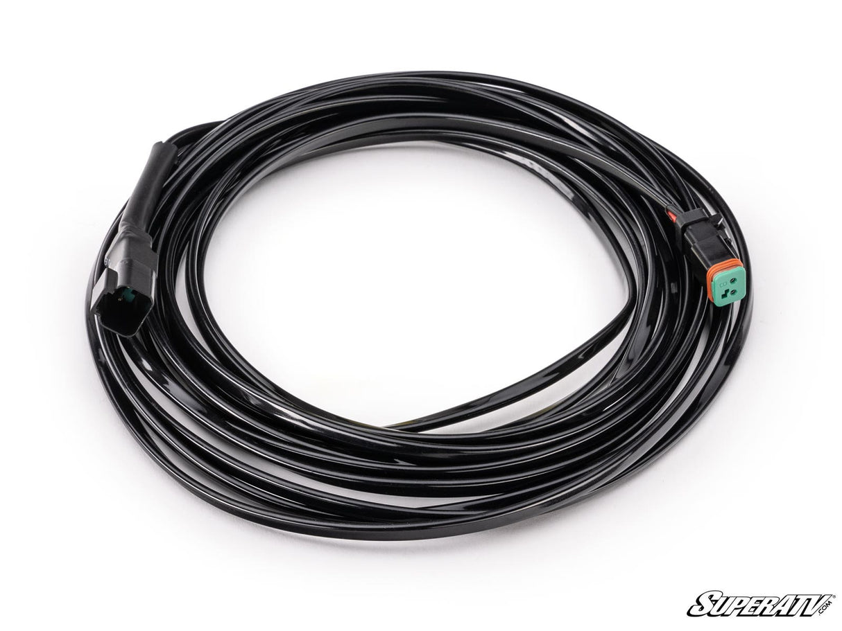 SuperATV Extended LED Cube Light Wiring Harness 20ft